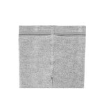 Merino wool-blend tights with internal terry - ALUMINIUM