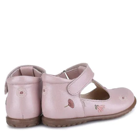(2409J-5) Emel Ballerina light rose gold Embroided Flowers - MintMouse (Unicorner Concept Store)
