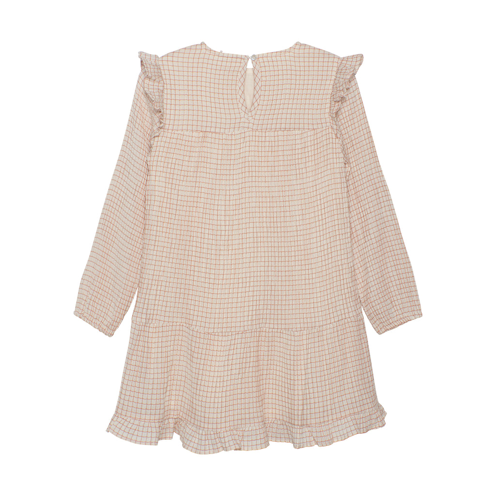 (123250) - Minymo - Dress LS Check w. Lining - MintMouse (Unicorner Concept Store)