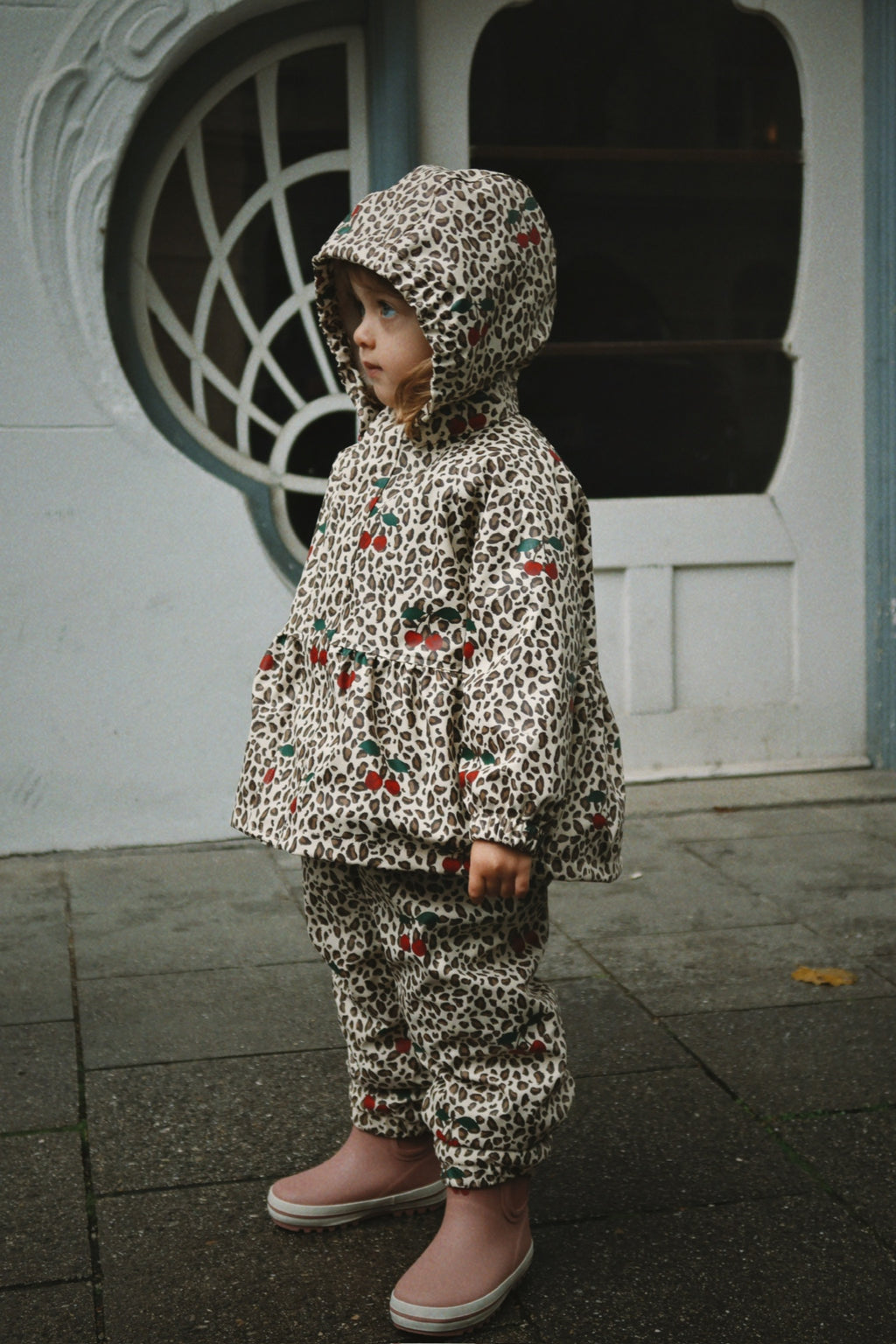 (KS105764) Rainy Palme Set Girl - Leo Cerise - MintMouse (Unicorner Concept Store)