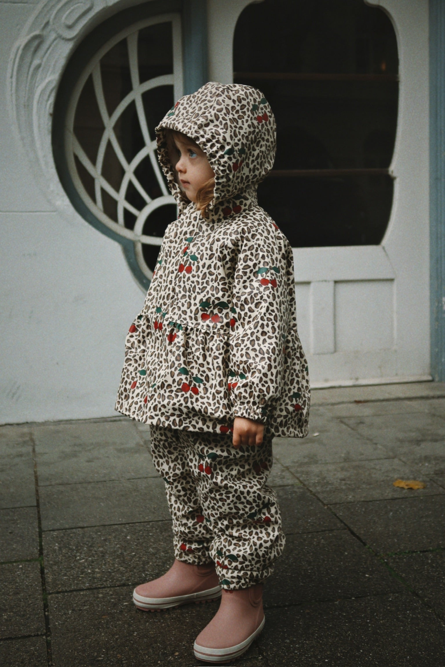 (KS105764) Rainy Palme Set Girl - Leo Cerise - MintMouse (Unicorner Concept Store)