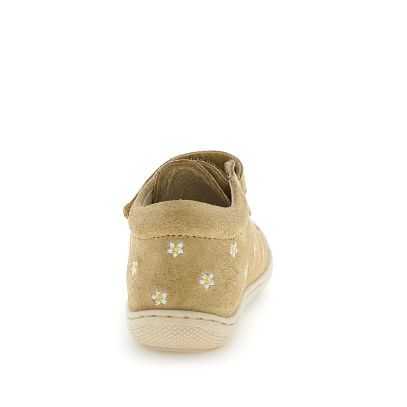 Naturino Cocoon - Embr. Daisies Suede Sand Velcro - MintMouse (Unicorner Concept Store)