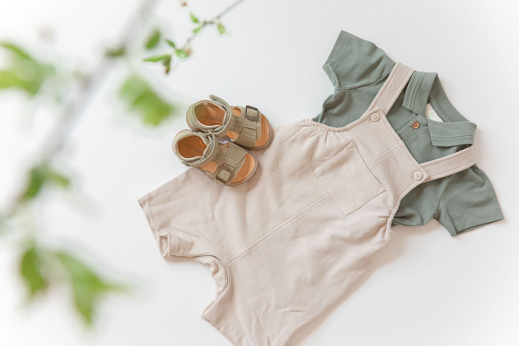 Naturino Quarzo - Sandals Suede Lizard Woven - Stone - MintMouse (Unicorner Concept Store)