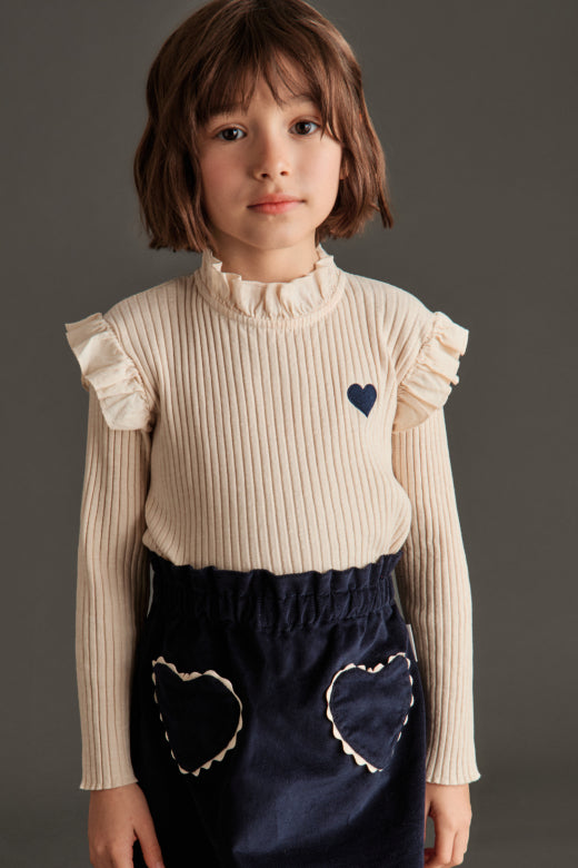 CLOTILDE VELVET SKIRT