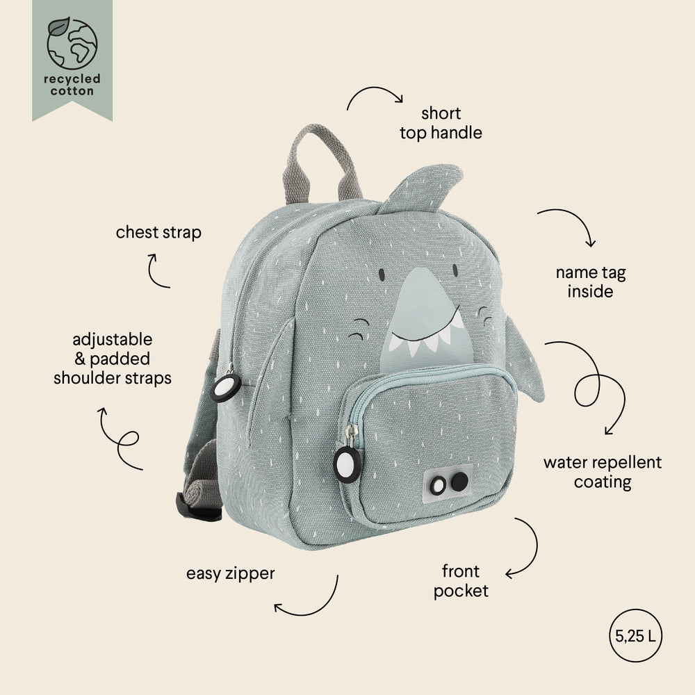 Backpack Trixie Small baby Mr. Shark - MintMouse (Unicorner Concept Store)