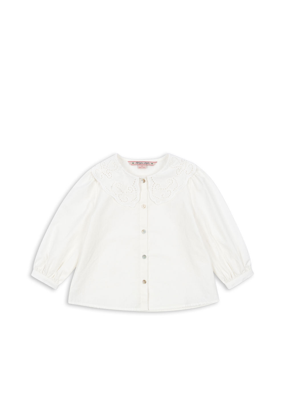 (KS106211) RILO COLLAR SHIRT GOTS - Optic white