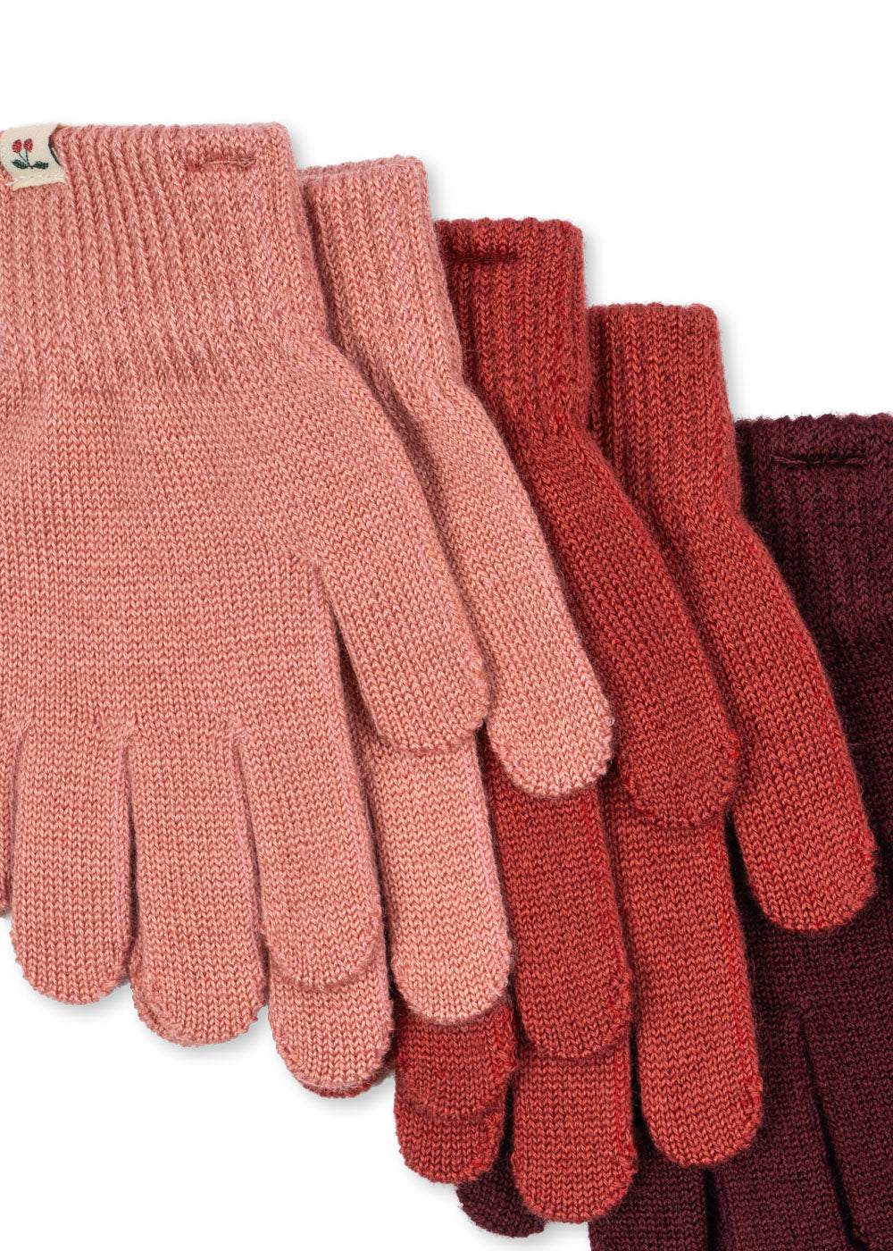 (KS105674) 2 PACK FILLA GLOVES - rose mix