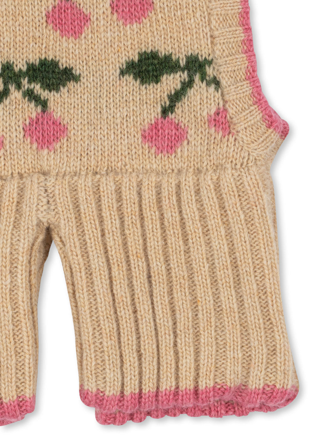 Belou Tulipe Knit Balaclava - cherry - MintMouse (Unicorner Concept Store)