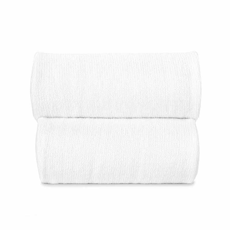 Plain stitch basic tights - White 200