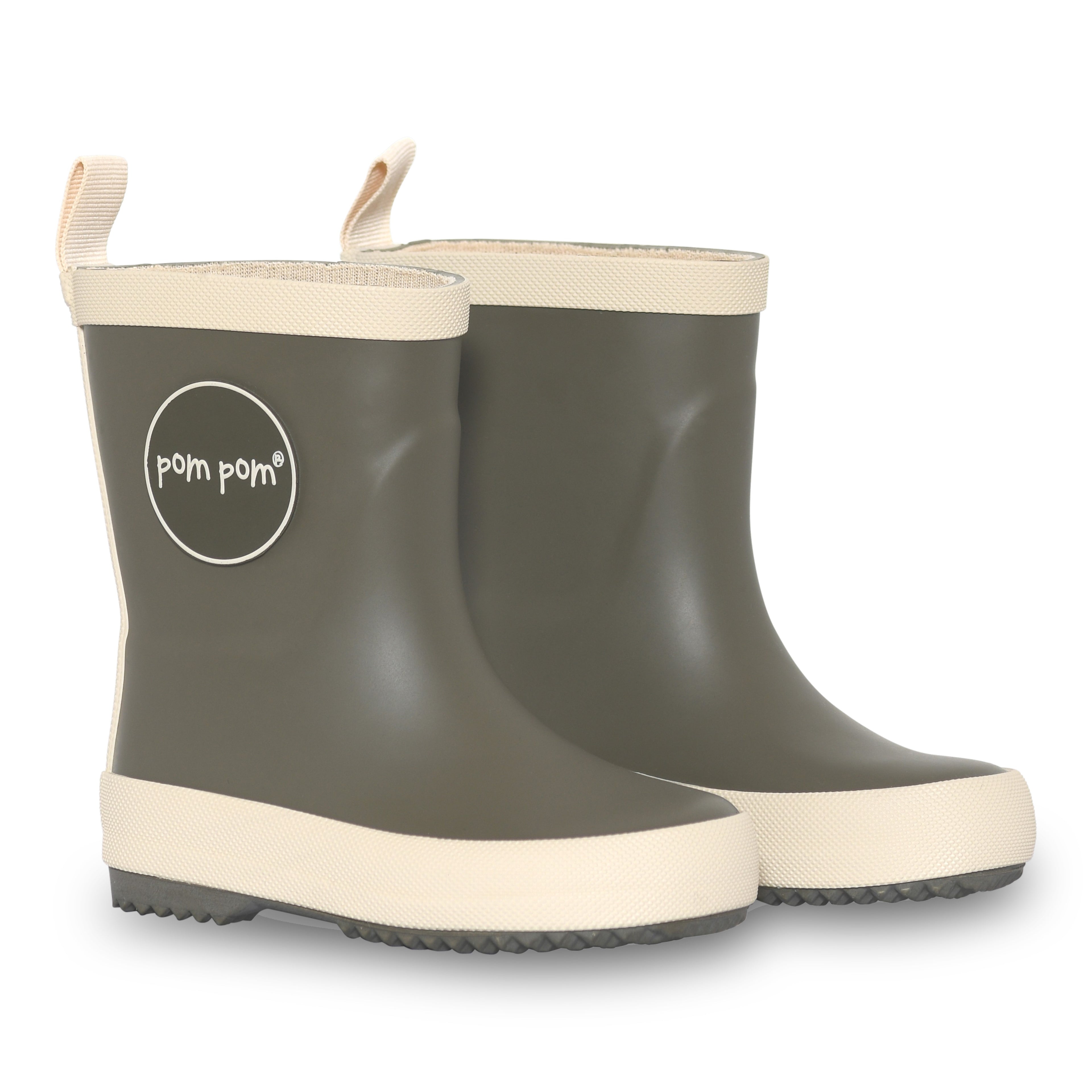 PM1101-1 Rainboots Pompom - Hunter Green - MintMouse (Unicorner Concept Store)