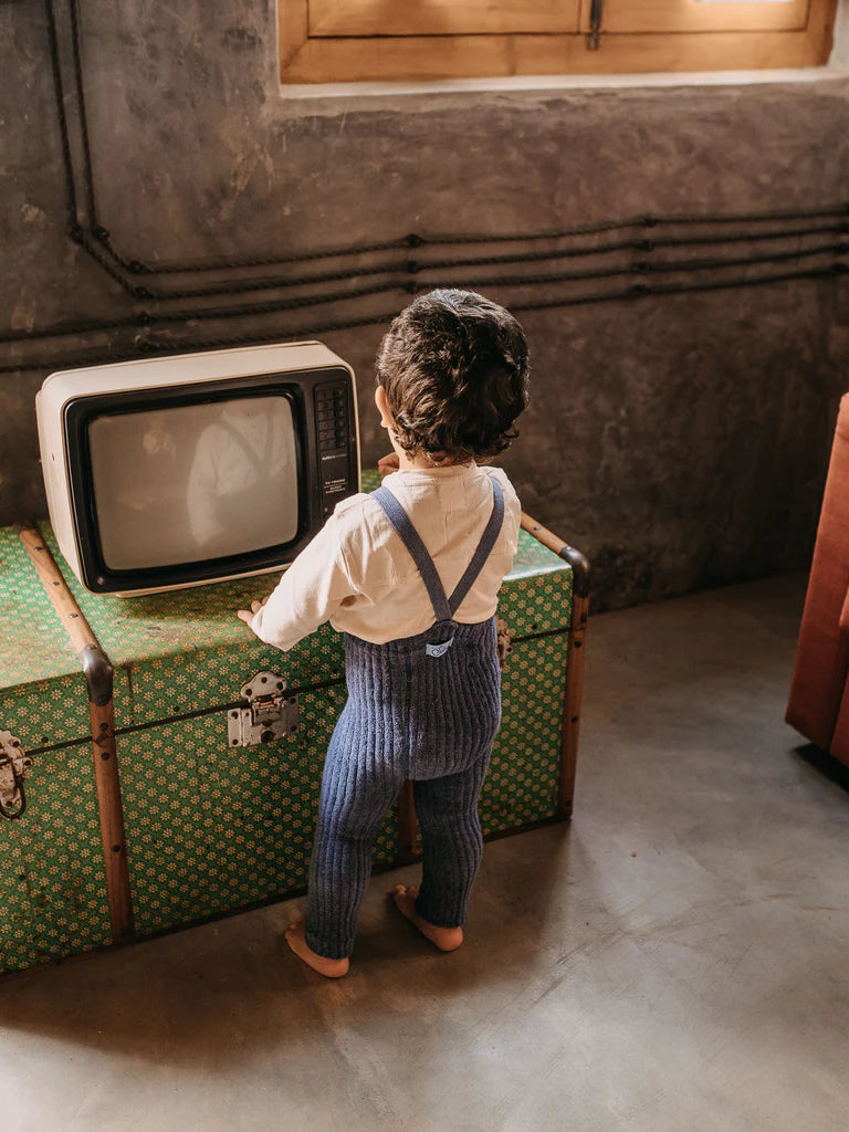 Granny Teddy Steel Blue Blend Footless - MintMouse (Unicorner Concept Store)