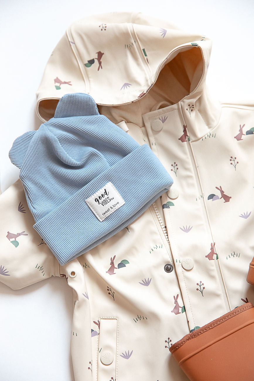 Winter folded bear beanie light blue - MintMouse (Unicorner Concept Store)