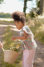 Blouse Ines Water River Flowers