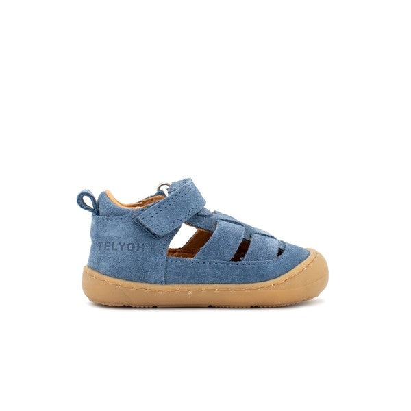 (Y01008.3284) TELYOH First step sandal - Jeans Suede - MintMouse (Unicorner Concept Store)