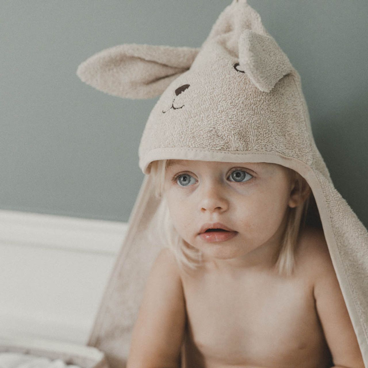 Mivo Hooded Towel - Bunny - MintMouse (Unicorner Concept Store)