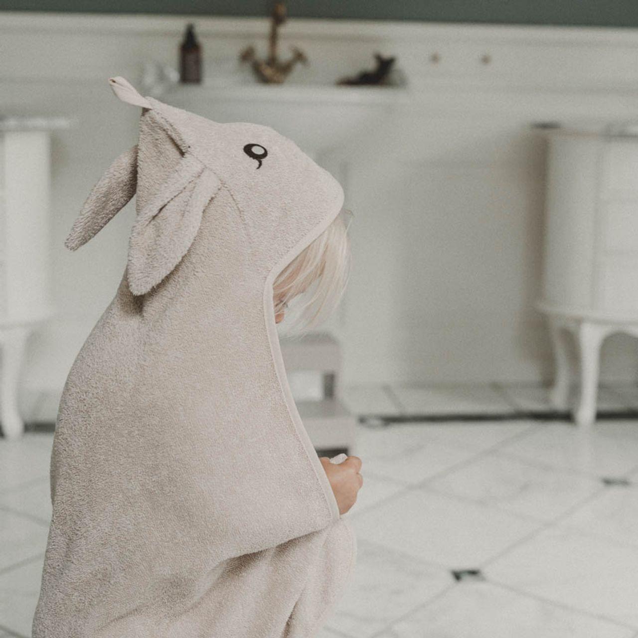 Mivo Hooded Towel - Bunny - MintMouse (Unicorner Concept Store)