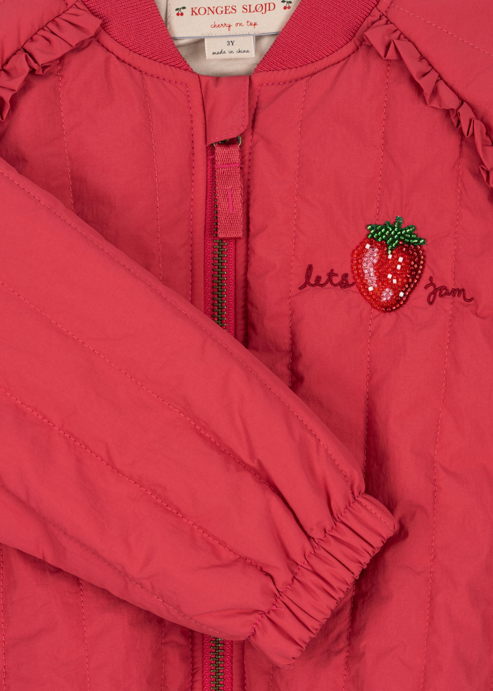 (KS102314) Juno Sparkle Bomber Jacket - Raspberry wine - MintMouse (Unicorner Concept Store)