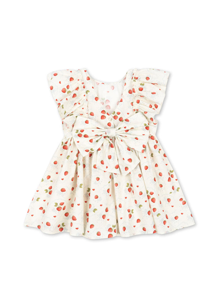 ( KS102447) Evia Bow Dress - Marmalade