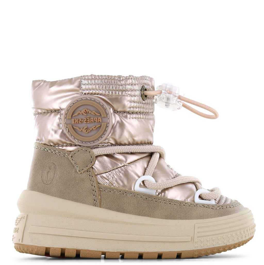 (CH24W005-B) Winter Boots Chunky Baby Champagne - MintMouse (Unicorner Concept Store)