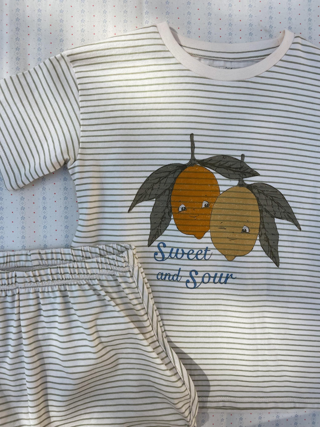 (KS103190) Famo Set Gots - Tea Stripe - MintMouse (Unicorner Concept Store)