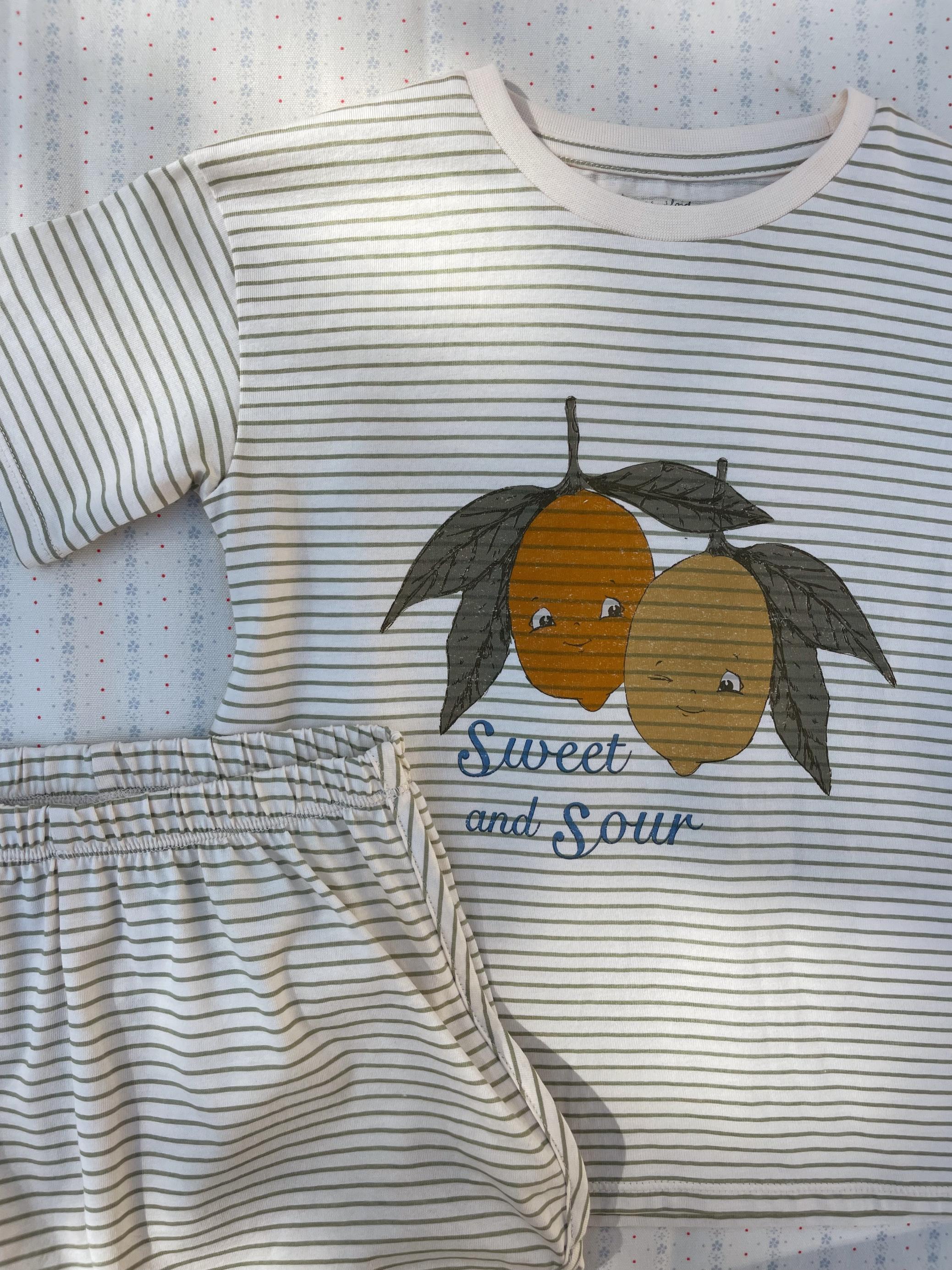 (KS103190) Famo Set Gots - Tea Stripe - MintMouse (Unicorner Concept Store)