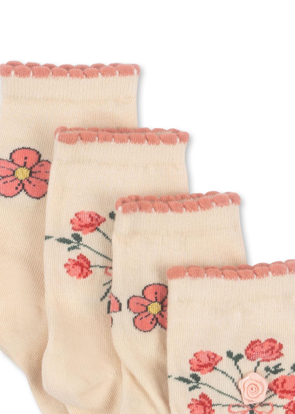 (KS103383) 2-Pack Rose Socks - Rose Mix - MintMouse (Unicorner Concept Store)