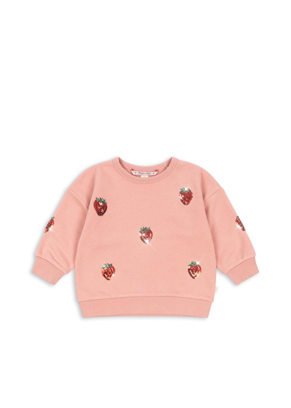(KS103862) Lou sequin sweat shirt ocs  - Mellow Rose - MintMouse (Unicorner Concept Store)