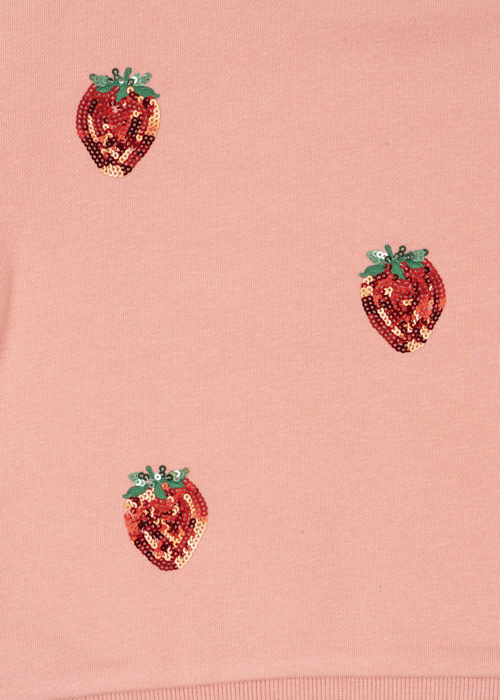 (KS103862) Lou sequin sweat shirt ocs  - Mellow Rose - MintMouse (Unicorner Concept Store)