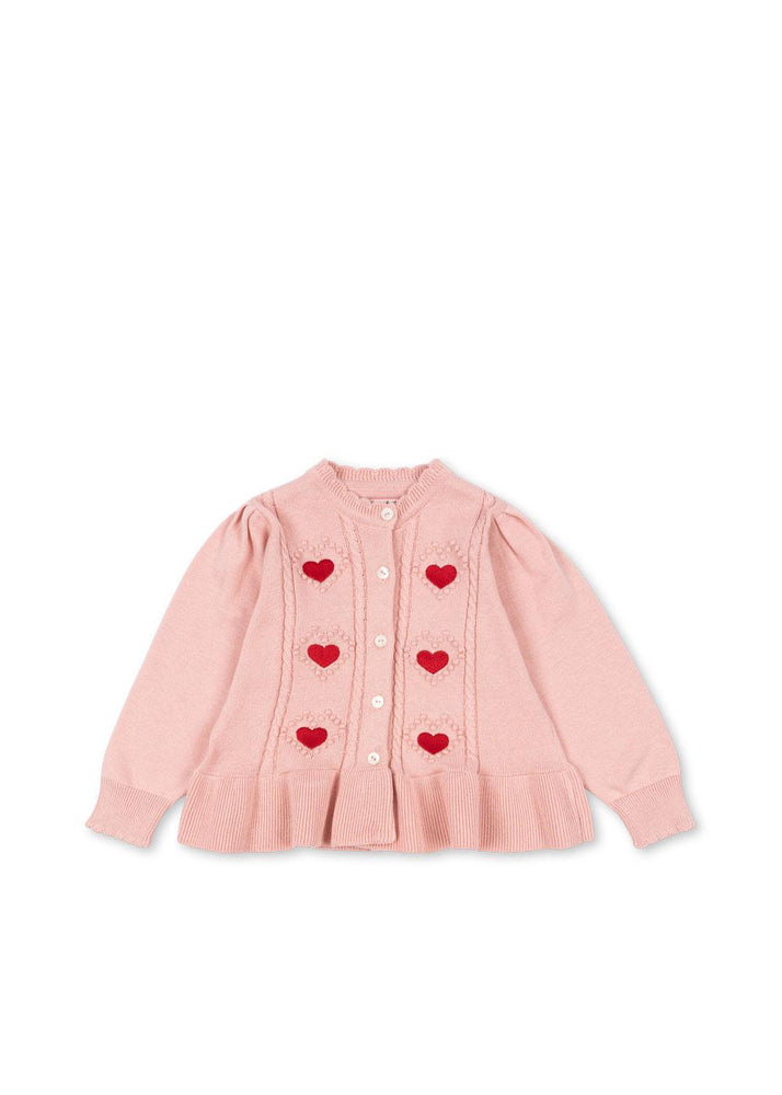 Soleil Cardigan Gots - Silver Pink