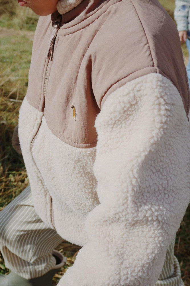 (KS103464) FLYNN FLEECE JACKET GRS - Oxford tan - MintMouse (Unicorner Concept Store)