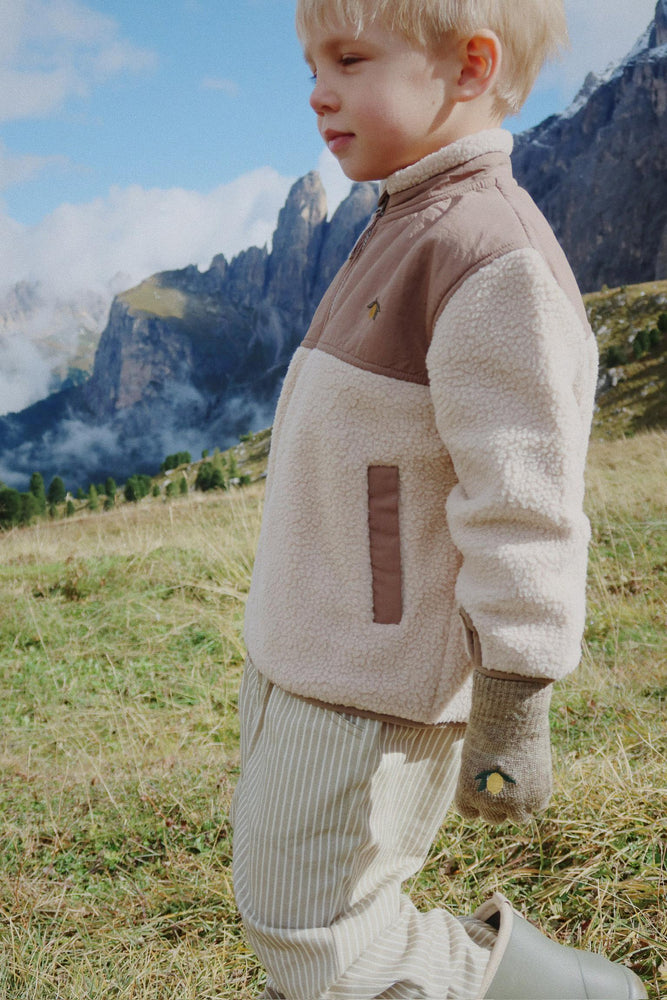 (KS103464) FLYNN FLEECE JACKET GRS - Oxford tan - MintMouse (Unicorner Concept Store)