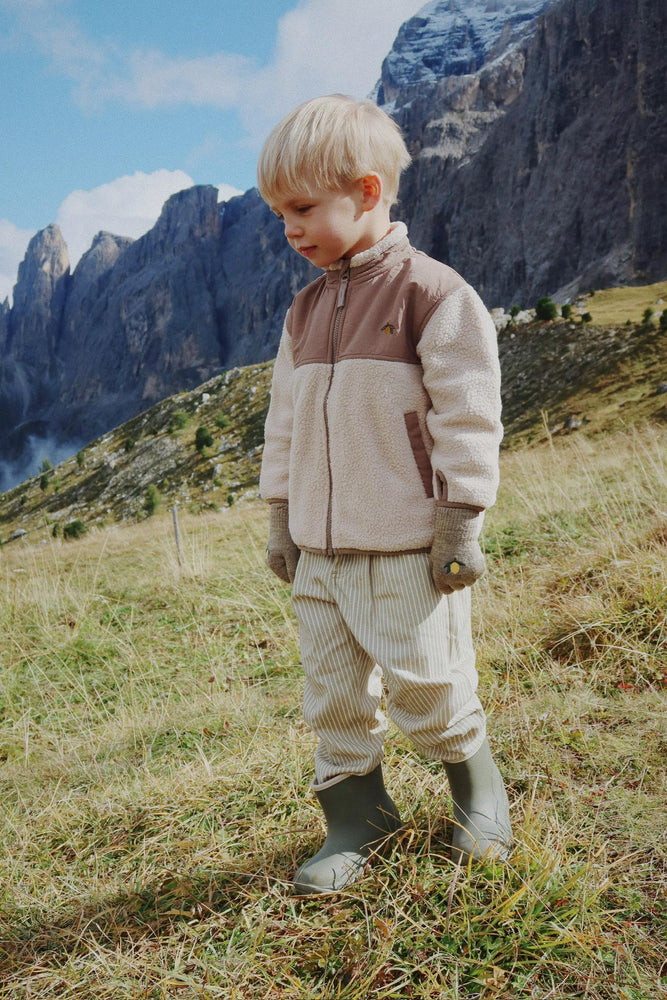 (KS103464) FLYNN FLEECE JACKET GRS - Oxford tan - MintMouse (Unicorner Concept Store)