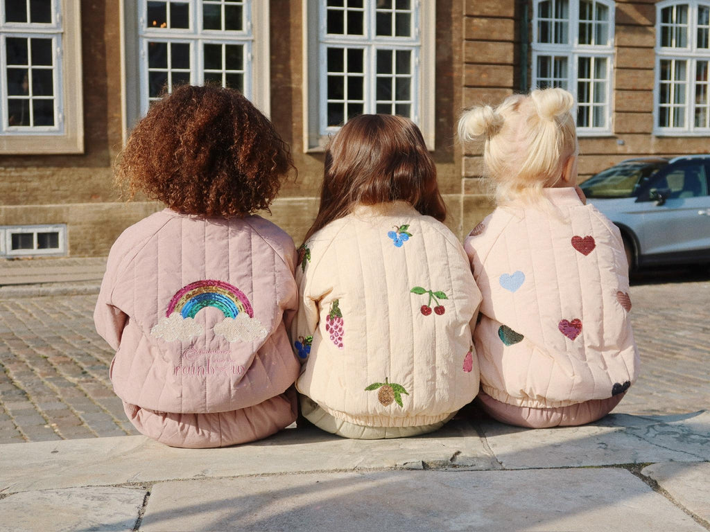 (KS103490)Juno Sequin bomber jacket - Cameo Rose - MintMouse (Unicorner Concept Store)