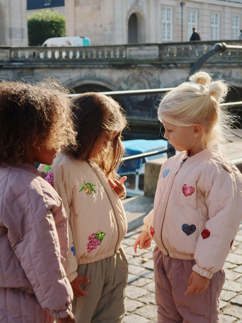 (KS103490)Juno Sequin bomber jacket - Cameo Rose - MintMouse (Unicorner Concept Store)