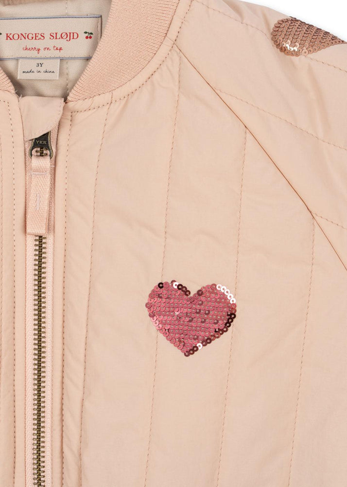 (KS103490)Juno Sequin bomber jacket - Cameo Rose - MintMouse (Unicorner Concept Store)