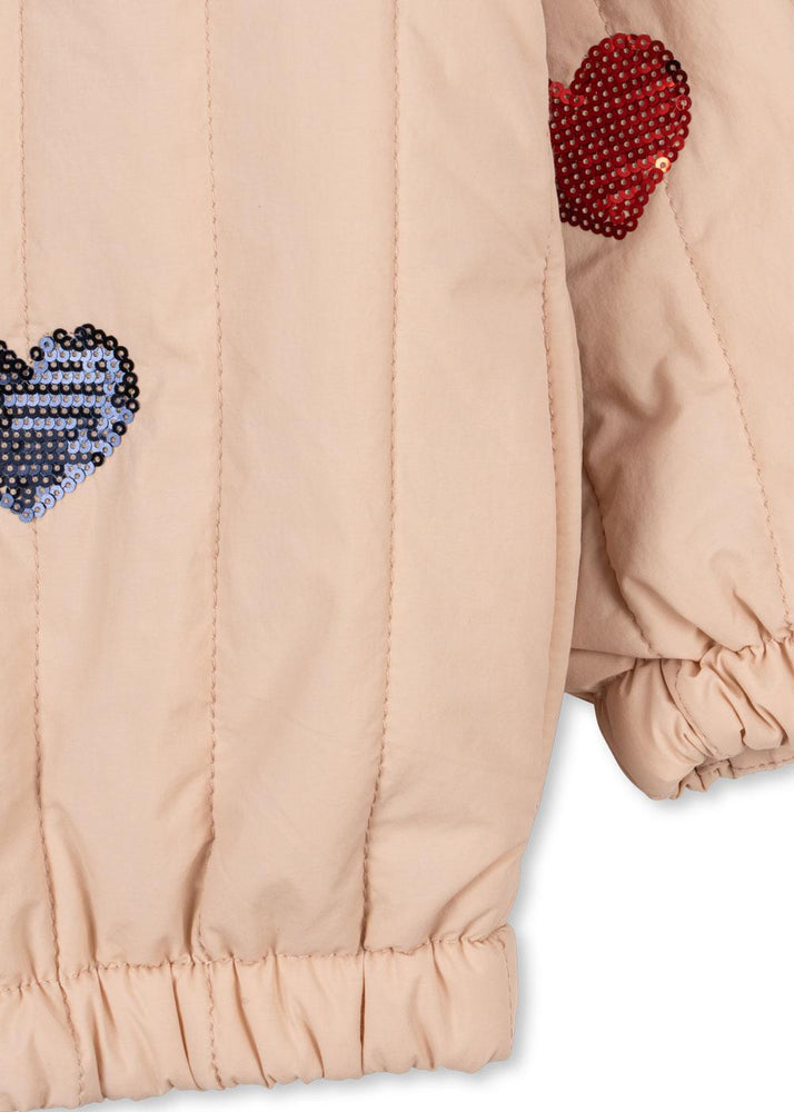 (KS103490)Juno Sequin bomber jacket - Cameo Rose - MintMouse (Unicorner Concept Store)