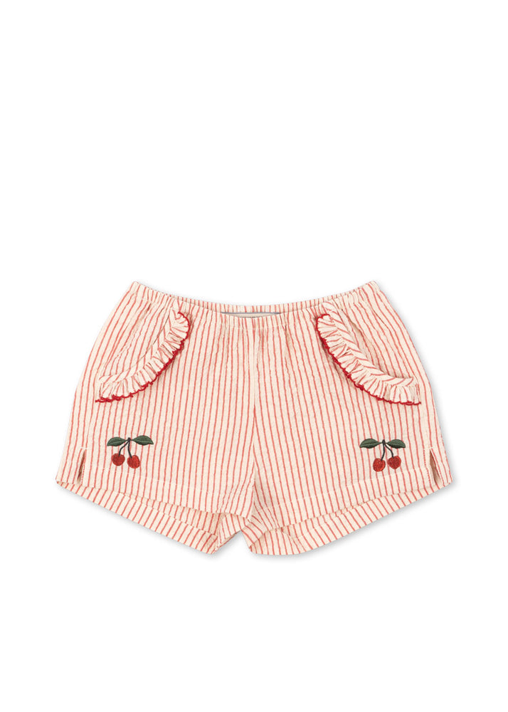 Ellie Frill Shorts Gots - Amour Stripe