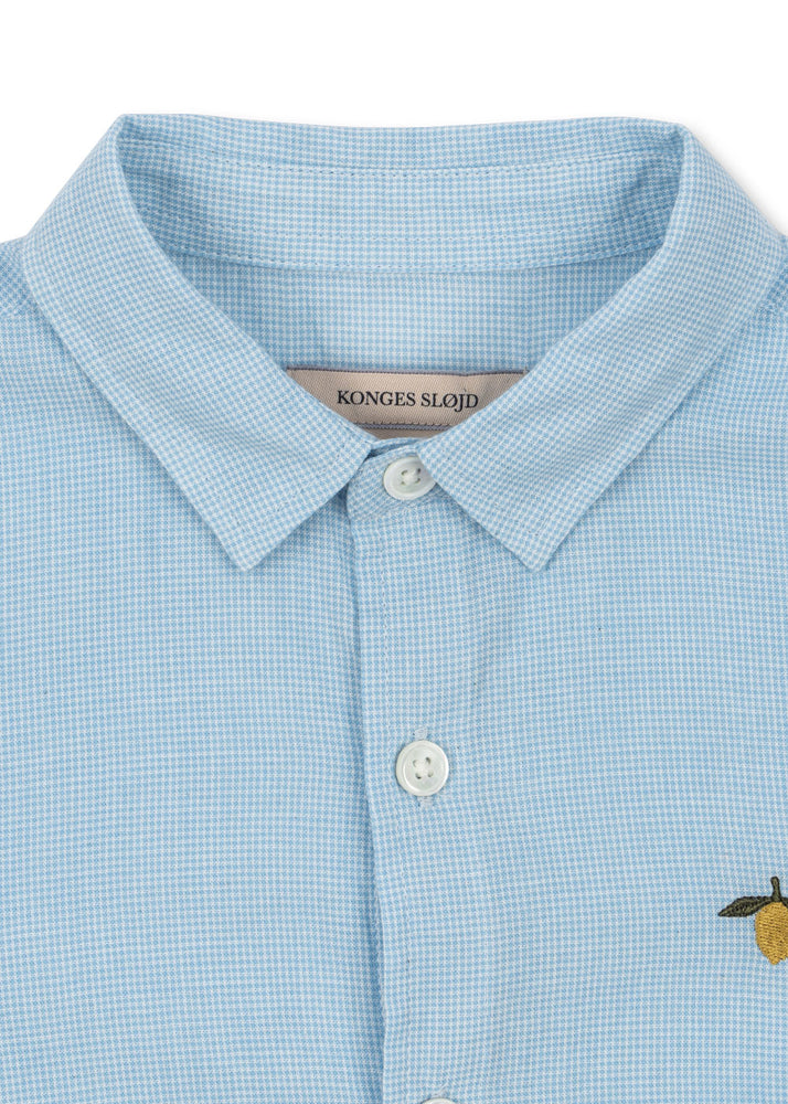 ( KS105388) Fran Shirt Gots - Blue Check