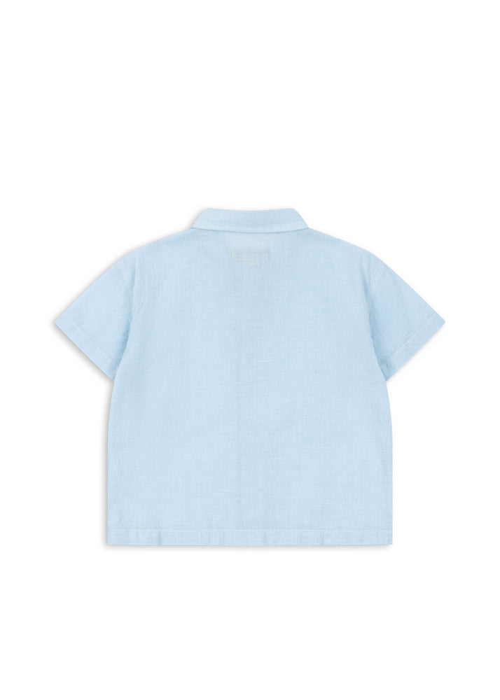 ( KS105388) Fran Shirt Gots - Blue Check