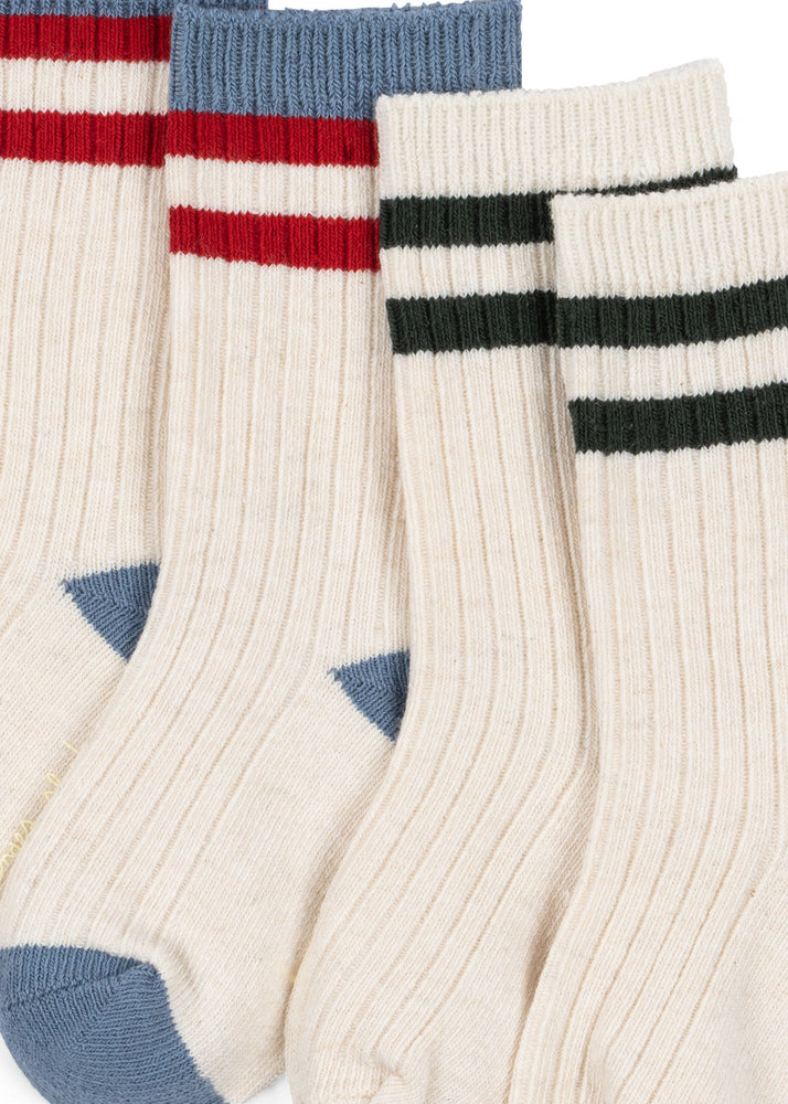 (KS105228) 2-Pack Rib socks - Pearl Blue - MintMouse (Unicorner Concept Store)