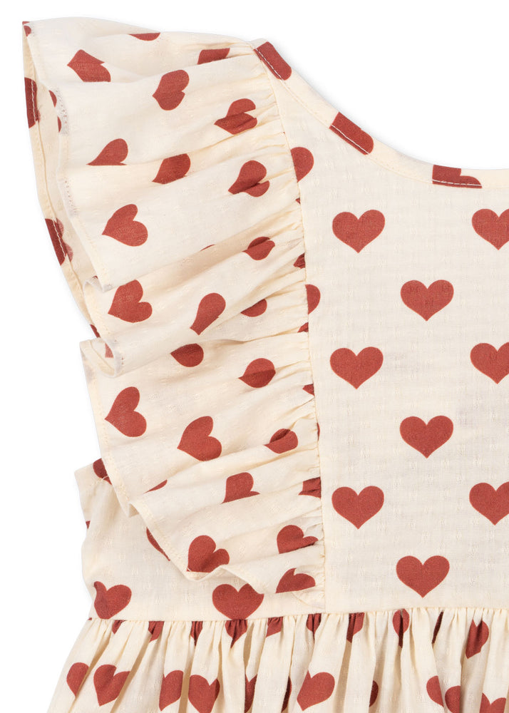 (KS105314) Cianna Bow Dress Gots - Amour Rouge