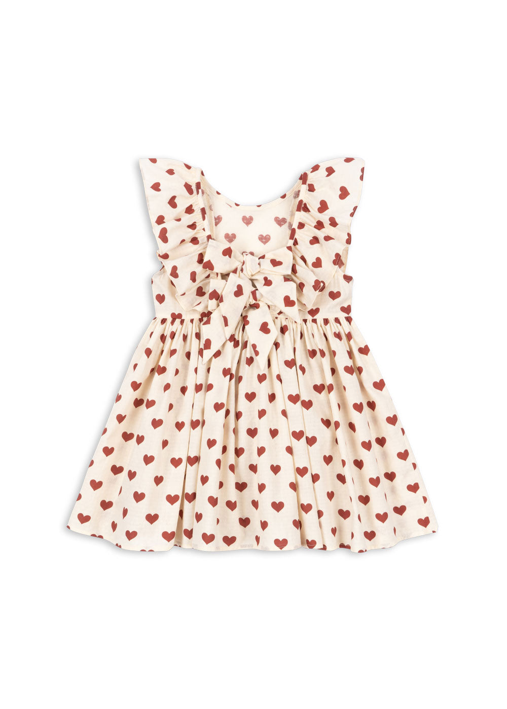 (KS105314) Cianna Bow Dress Gots - Amour Rouge - MintMouse (Unicorner Concept Store)