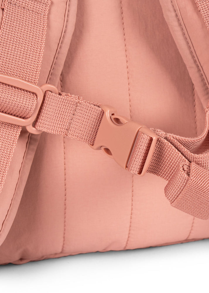 (KS104320) Juno Quilted Sequin Backpack midi - Rosette