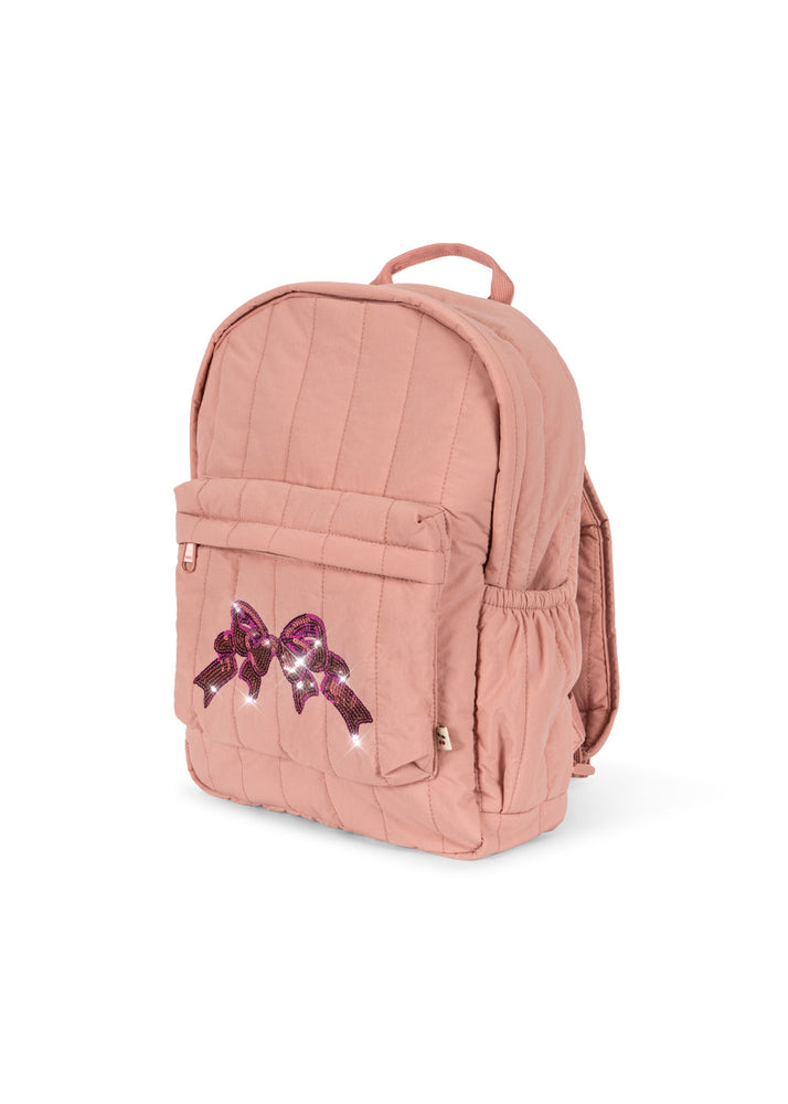 (KS104320) Juno Quilted Sequin Backpack midi - Rosette
