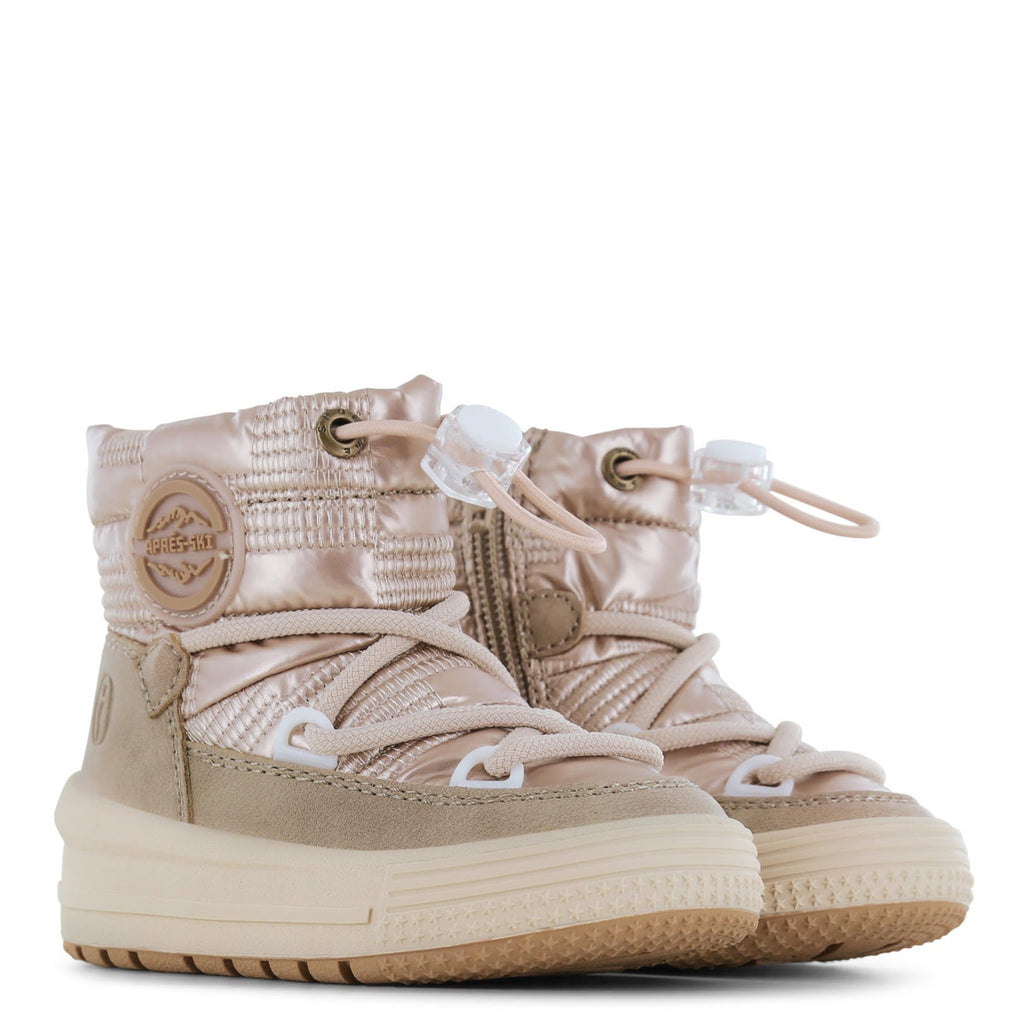 (CH24W005-B) Winter Boots Chunky Baby Champagne - MintMouse (Unicorner Concept Store)