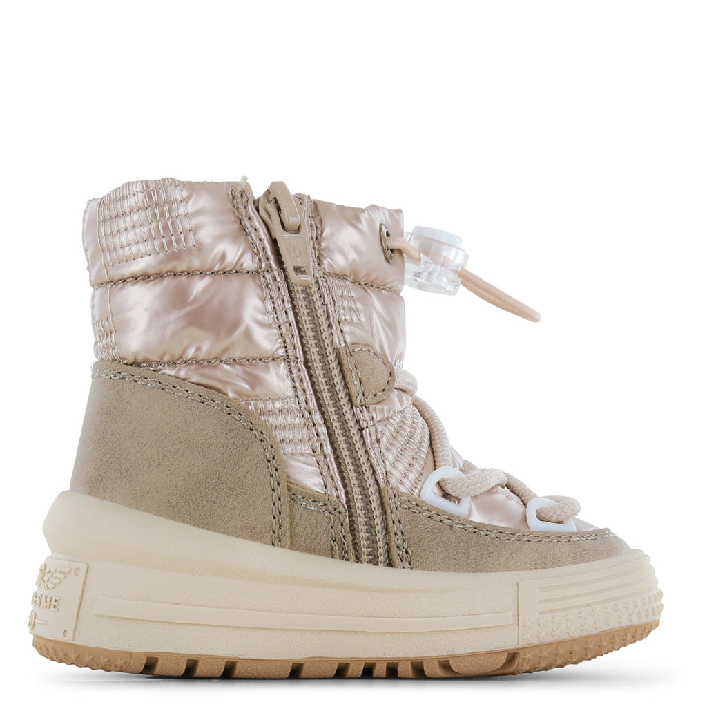 (CH24W005-B) Winter Boots Chunky Baby Champagne - MintMouse (Unicorner Concept Store)