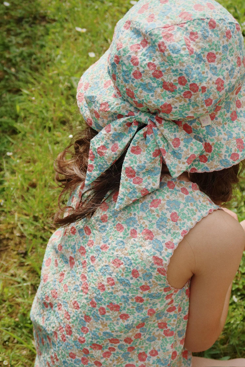 (KS102732) Elin Bow Sunhat Gots - Fiola - MintMouse (Unicorner Concept Store)