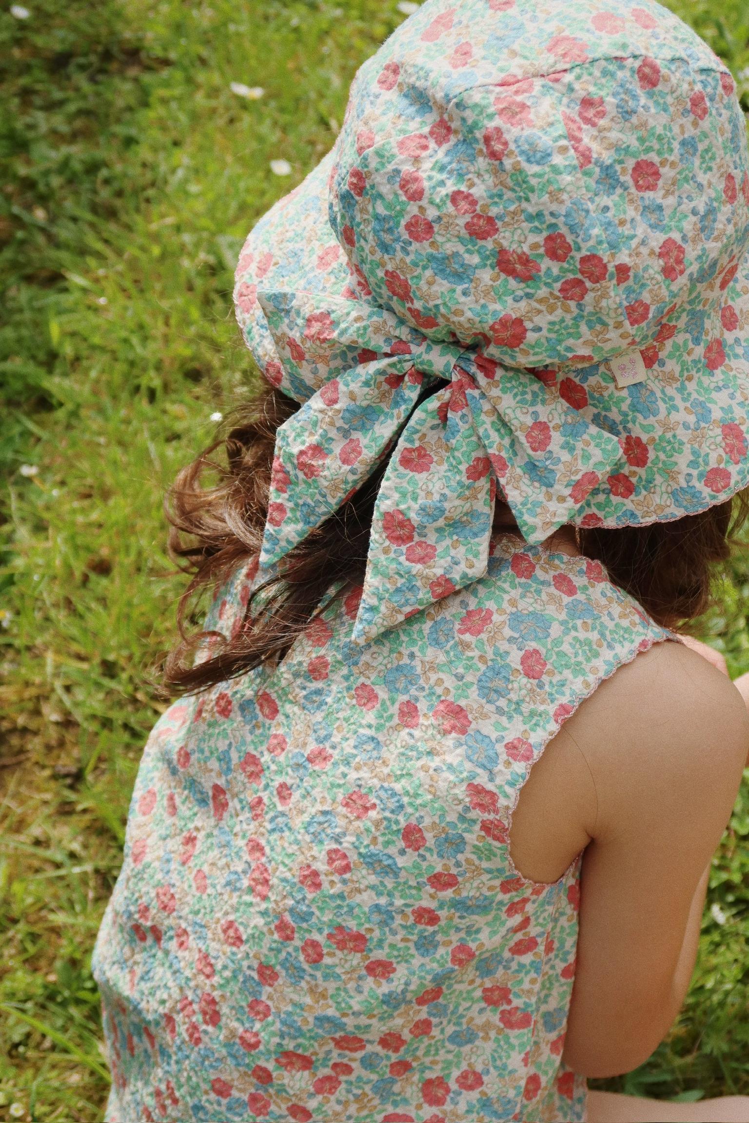 (KS102732) Elin Bow Sunhat Gots - Fiola - MintMouse (Unicorner Concept Store)