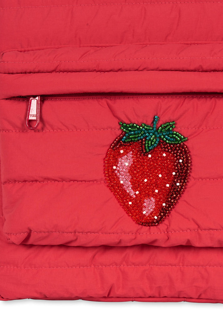 (KS102894) Juno Sparkle Backpack - Raspberry wine