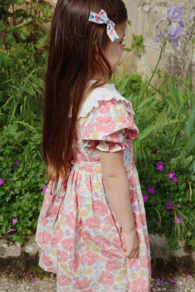 ( KS102649) Coeur Collar Dress Gots - Fleur Anglaise